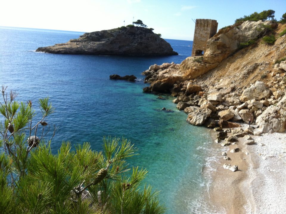 Plage d'Elvine - cote bleue