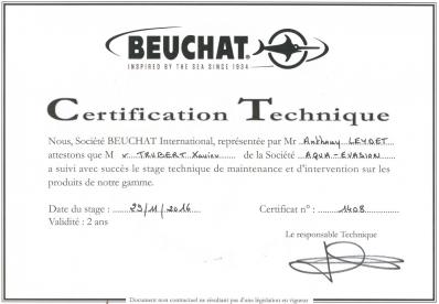 Certificat sav beuchat 1