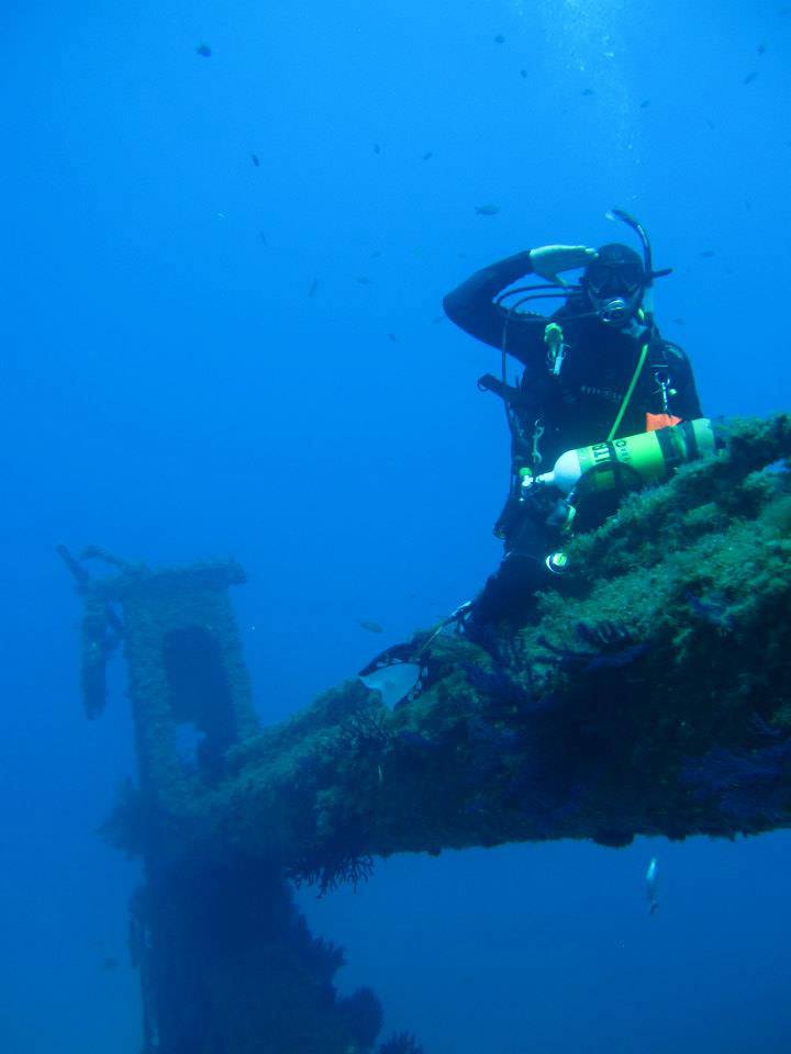 Plongée Nitrox à Marseille, plongée sur épave au Planier