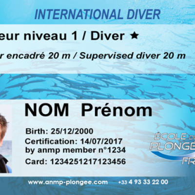 Ecole de plongée Française ANMP - FFESSM