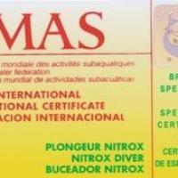 Plongeur NITROX CMAS - FFESSM