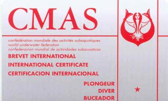 Niveau 1 FFESSM - Plongeur CMAS *