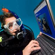 internet et la plongée sous marine