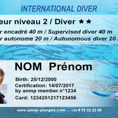 Plongeur aqualung