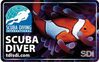 Sdi scuba diver